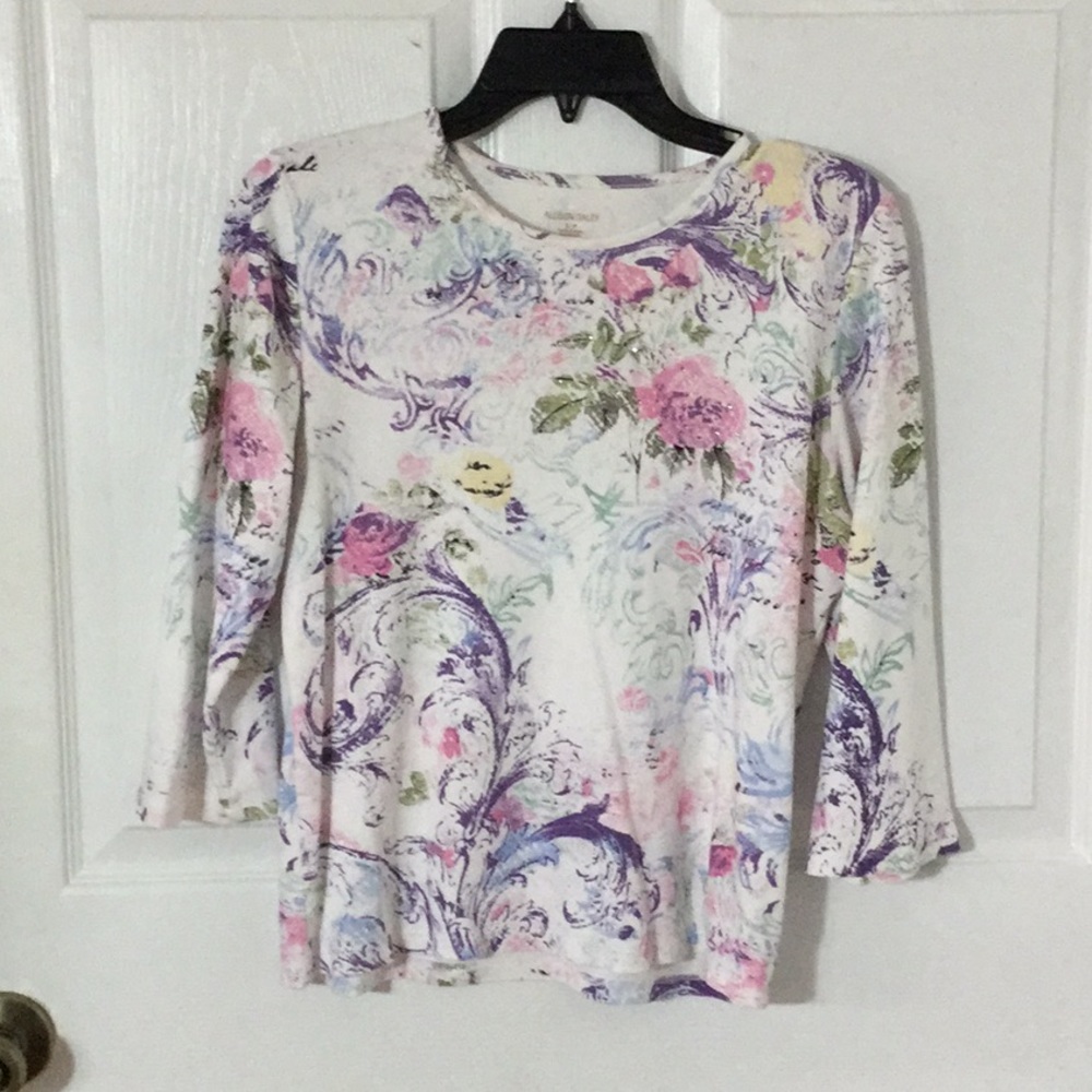 Alison Daley colorful t-shirt - Picture 1 of 5